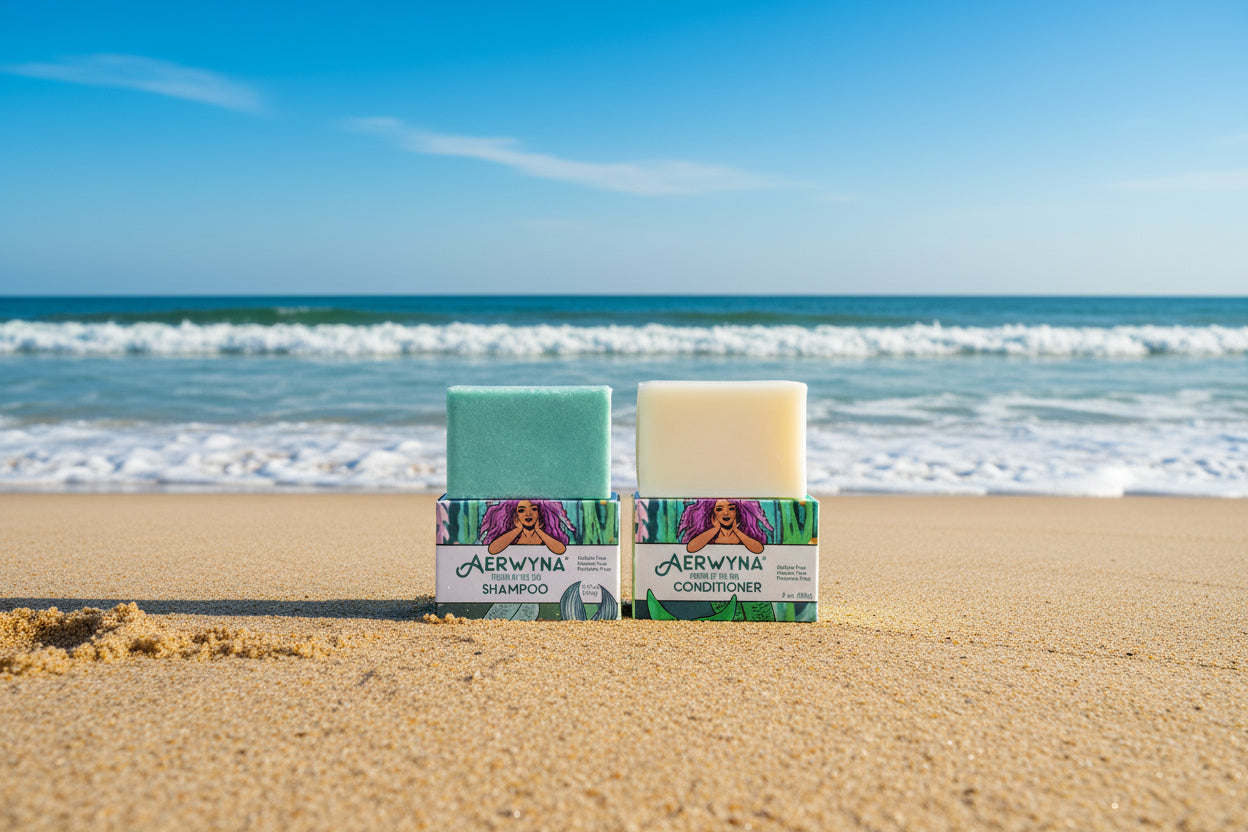 shampoo bars at beach